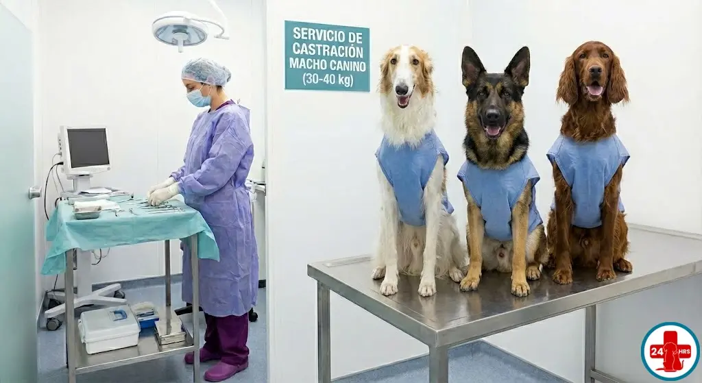 Castración Macho Canino 30-40 kg