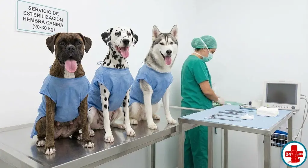 Esterilización Hembra Canina 20-30 kg